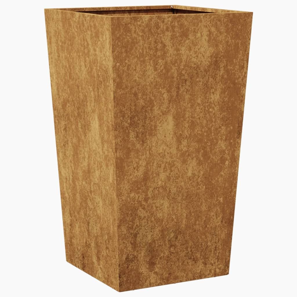 vidaXL Plantenbakken Staal 2 st 45x45x75 cm - 35% Korting!