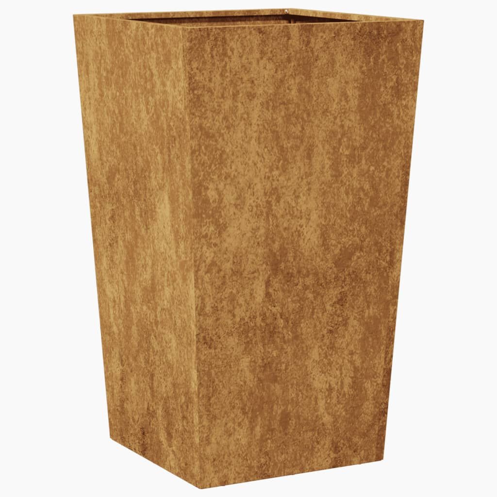 vidaXL Plantenbakken Staal 2 st 45x45x75 cm - 35% Korting!