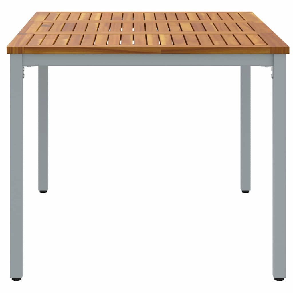 vidaXL Buitentafel Acaciahout & Staal 150x90cm - 35% Korting