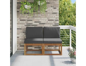 vidaXL Buiten Midden Sofa: Massief Acaciahout met 30% Korting