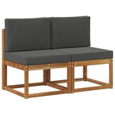 vidaXL Buiten Midden Sofa: Massief Acaciahout met 30% Korting