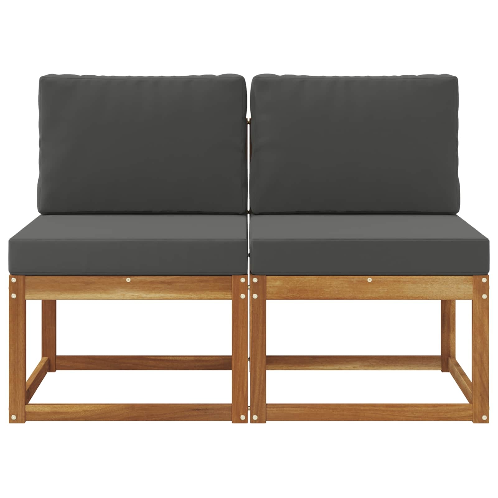 vidaXL Buiten Midden Sofa: Massief Acaciahout met 30% Korting