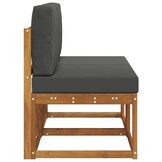 vidaXL Buiten Midden Sofa: Massief Acaciahout met 30% Korting