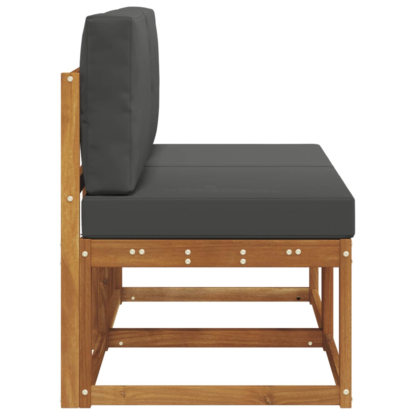 vidaXL Buiten Midden Sofa: Massief Acaciahout met 30% Korting