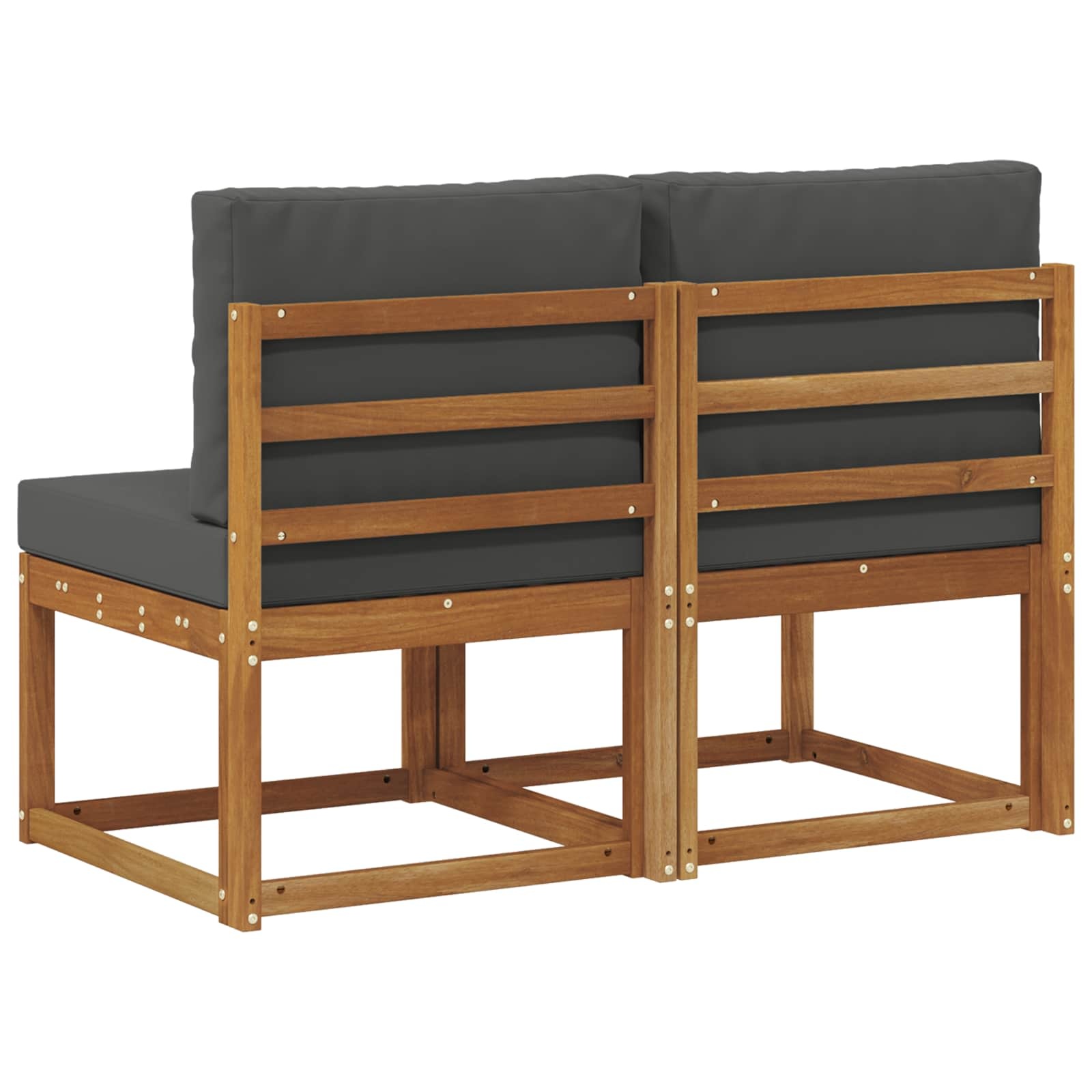 vidaXL Buiten Midden Sofa: Massief Acaciahout met 30% Korting