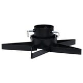 Kerstboomstandaard Zwart Metaal 47x47x13,5 cm - 81% Korting!