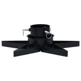 Kerstboomstandaard Zwart Metaal 47x47x13,5 cm - 81% Korting!