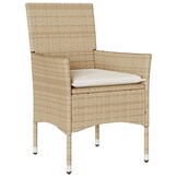VidaXL Tuinstoelen 2 st met kussens, 35% korting