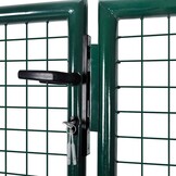 vidaXL Poort Staal Groen 306x150 cm - 35% Korting