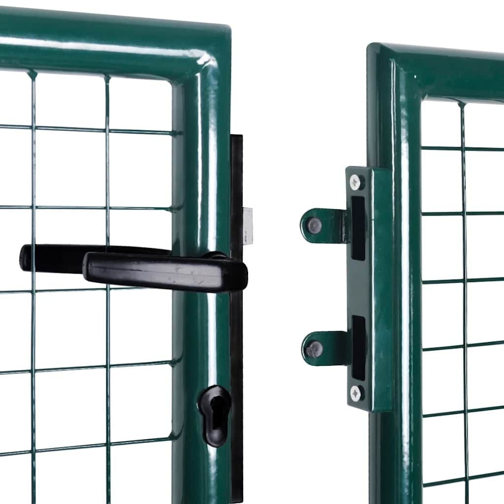 vidaXL Poort Staal Groen 306x150 cm - 35% Korting