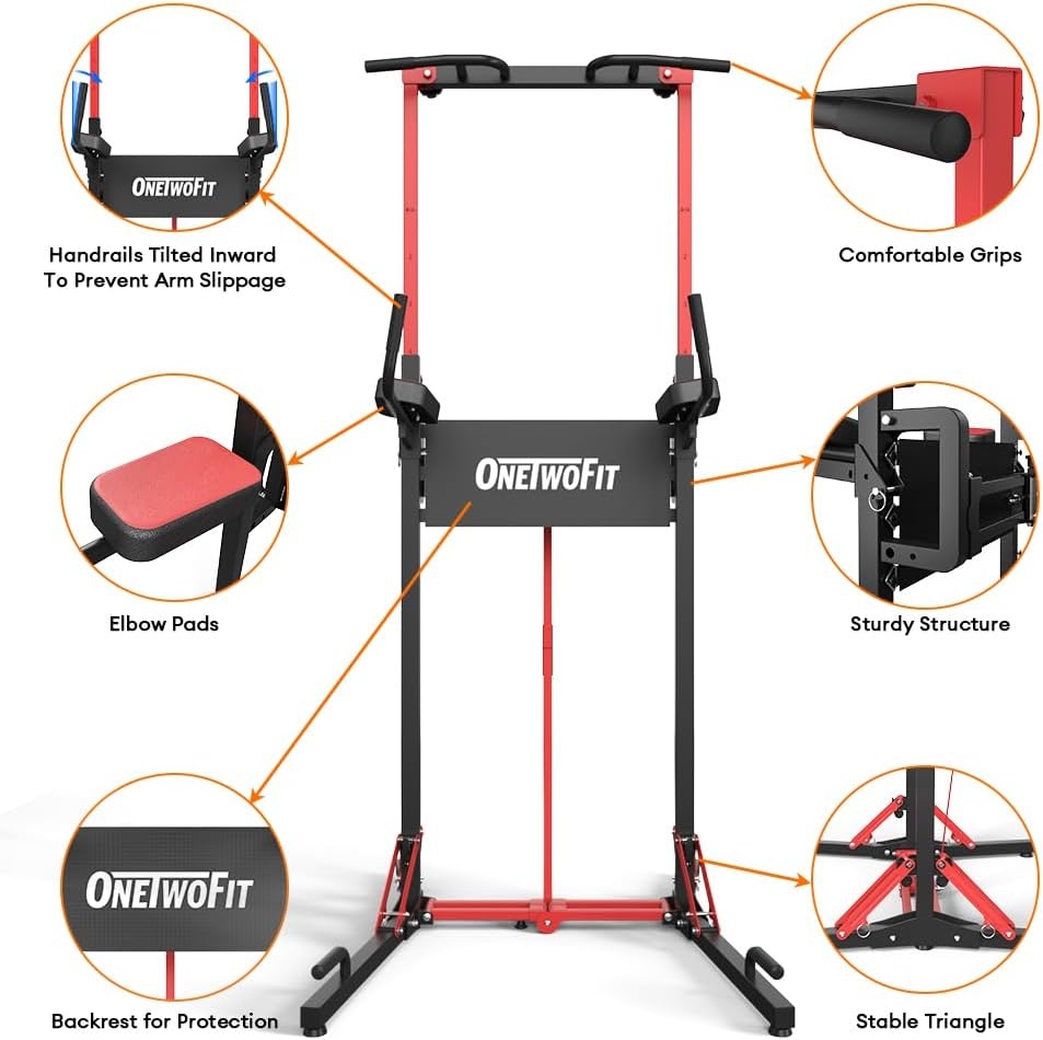 Opvouwbaar Power Tower Dip Station met 35% Korting