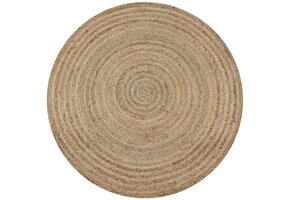 Rond Jute Vloerkleed 150 cm - Natuurlijke Stijl (34% Korting)