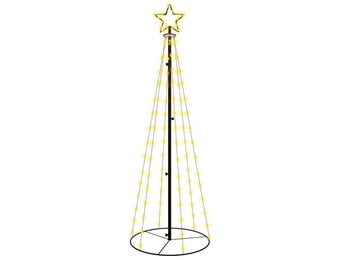 vidaXL Kegelkerstboom 108 LED's 70x180 cm warmwit