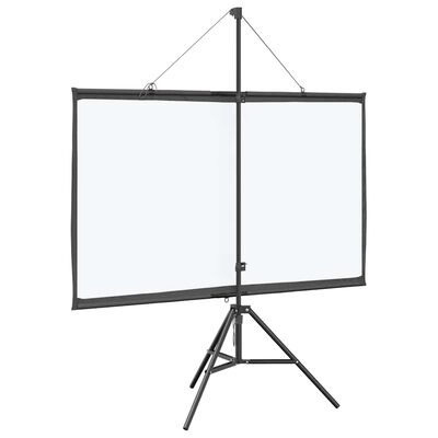 vidaXL Projectiescherm met statief 72 inch 16:9