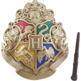 Harry potter - blason de poudlard - lampe avec baguettes de contrôle