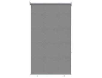 vidaXL Buitenrolgordijn UV-bescherming Lichtgrijs 100 x 230 cm (B x H)