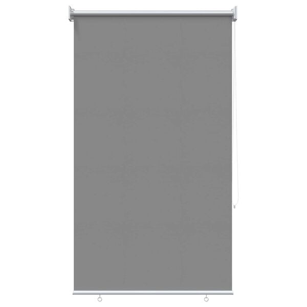 vidaXL Buitenrolgordijn UV-bescherming Lichtgrijs 100 x 230 cm (B x H)