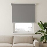 vidaXL Buitenrolgordijn UV-bescherming Lichtgrijs 100 x 230 cm (B x H)