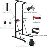 ONETWOFIT Power Tower Adjustable Height Pull Up & Dip Station Multi-Function Home Strength Training Fitness Workout Station OT130