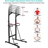 ONETWOFIT Power Tower Adjustable Height Pull Up & Dip Station Multi-Function Home Strength Training Fitness Workout Station OT130