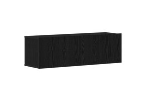 TV-kast Zwart Eiken 100x30x30cm - 34% Korting