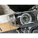 Koplampen dual halo rims BMW E39 09 95-06 03 ANGEL EYES H7/H7 ZWART