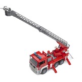 bruder 02771 - MAN TGA brandweerwagen met draailadder | Met waterfunctie en licht- en geluidsmodule, brandweerwagen, hulpverleningsvoertuig, speelgoed vanaf 4 jaar, 1:16