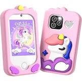 CHAKEYAKE Kindercamera in smartphone, touchscreen, selfie- en videofunctie, 32 GB kaart, MP3-speler, effecten en nog veel meer, cadeaus voor meisjes en jongens, 3, 4, 5, 6, 7, 8, 9, 10, 11, 12 jaar