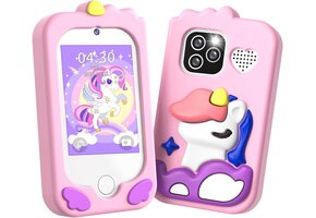 Kindersmartphone Roze - 2.8" Touchscreen, 32GB, Dubbele Camera & Leerfuncties (-34%)