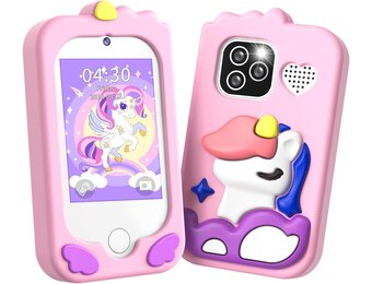 CHAKEYAKE Kindercamera in smartphone, touchscreen, selfie- en videofunctie, 32 GB kaart, MP3-speler, effecten en nog veel meer, cadeaus voor meisjes en jongens, 3, 4, 5, 6, 7, 8, 9, 10, 11, 12 jaar