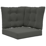 vidaXL Buiten bankkussen Polyester Antraciet 50,5 x 50,5 cm