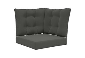 VidaXL Buiten Bankkussen Polyester Antraciet 50,5 x 50,5 cm - 64% Korting!
