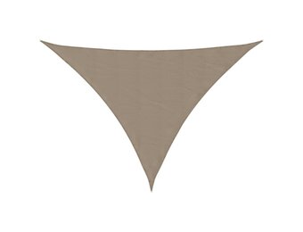 vidaXL Zonnescherm driehoekig 5x7x7 m oxford stof taupe