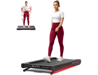 Sperax 4-in-1 walking vibratiepad, loopband voor thuis, trillingen, 0,3-6 km/u, voor thuis en op kantoor, loopband voor thuis met app, 400 W, geen montage nodig
