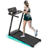 Mobvoi Home Loopband Ultra 3 in 1 Loopmat met Opvouwbare 6% Helling voor Thuiskantoor 2.5HP Loopbandhouder voor Koptelefoon Laptop Groot Loopoppervlak LED-scherm Luidspreker 12 km/u 120 kg