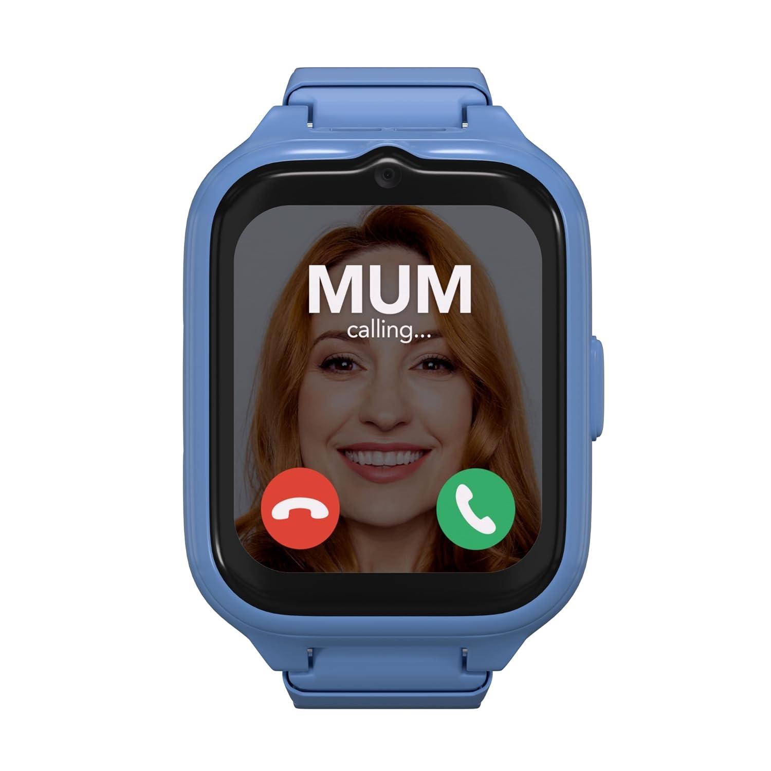 Moochies Connect All-In-One 4G Smartwatch-telefoon voor kinderen, touchscreen, video-/spraakoproepen, berichten, GPS, camera, ouderlijk toezicht, SOS-waarschuwingen, veilige zones, abonnement vereist