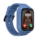 Moochies Connect All-In-One 4G Smartwatch-telefoon voor kinderen, touchscreen, video-/spraakoproepen, berichten, GPS, camera, ouderlijk toezicht, SOS-waarschuwingen, veilige zones, abonnement vereist