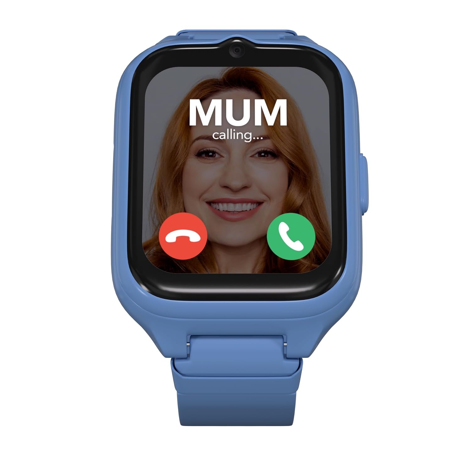 Moochies Connect All-In-One 4G Smartwatch-telefoon voor kinderen, touchscreen, video-/spraakoproepen, berichten, GPS, camera, ouderlijk toezicht, SOS-waarschuwingen, veilige zones, abonnement vereist