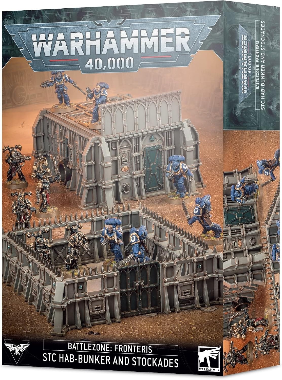 Games Workshop - Warhammer 40.000 - Battlezone Fronteris: STC Hab-Bunker & Stockades