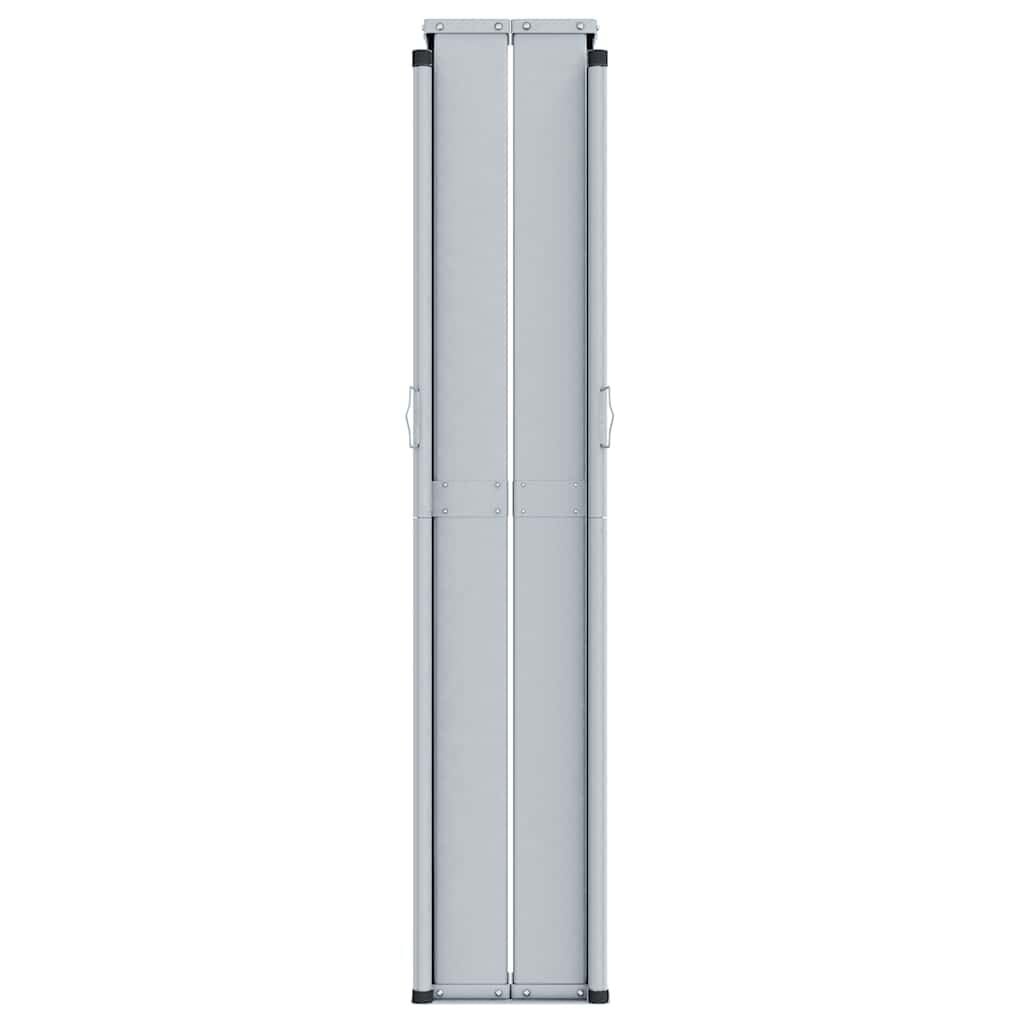vidaXL Windscherm uittrekbaar 220x1200 cm antracietkleurig