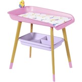 Baby Born Changing Table - For Toddlers 3 Years & Up - Easy for Small Hands - Table With Removable Towel Holder | Afneembare doekhouder, aankleedoppervlak, geschikt voor poppen van 43 cm