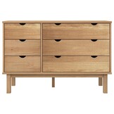 vidaXL Ladekast OTTA 111x43x73,5 cm massief grenenhout