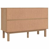 vidaXL Ladekast OTTA 111x43x73,5 cm massief grenenhout