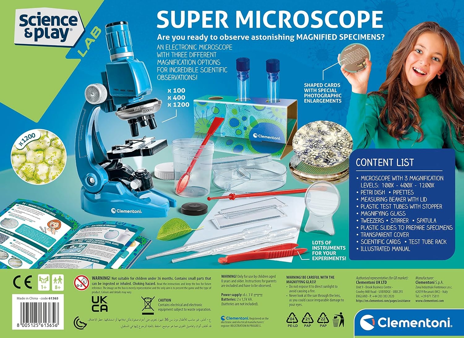 Microscoop Set Kinderen | 1200x Vergroting | 50+ Experimenten | 8+ Jaar | 34% Korting