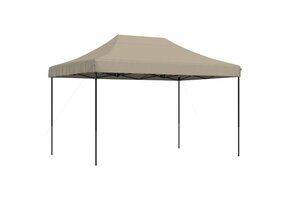 Inklapbare Partytent 410x279x315 cm Taupe | 34% Korting