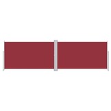 Uittrekbaar Windscherm 180x600 cm Rood - 34% Korting!