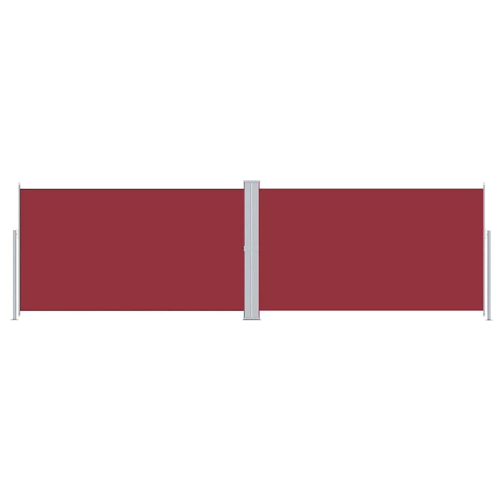Uittrekbaar Windscherm 180x600 cm Rood - 34% Korting!