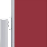 Uittrekbaar Windscherm 180x600 cm Rood - 34% Korting!