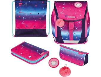Schoolrugzak FiloLight Plus Roze Sterren Unisex Kinderen - 30% Korting