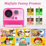 Digitale Kindercamera met Directe Print & 48MP - Zwart-wit | 29% Korting